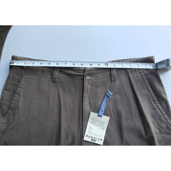 Honolua High-Rise 5 Pocket Bermuda Shorts Women’s Size 36 Flat Front Brown - Picture 7 of 14